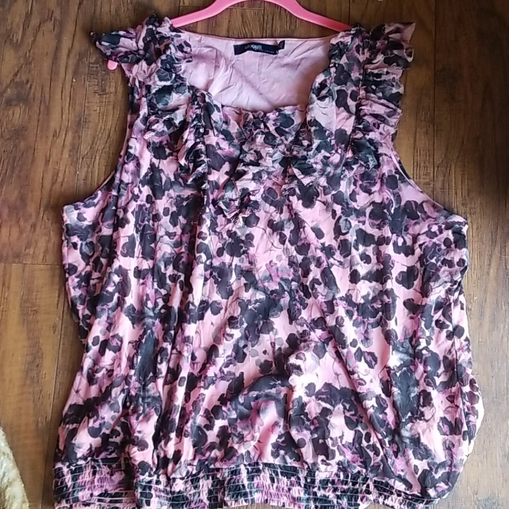 Eloquii by the Limited Plus 22/24 Pink floral top